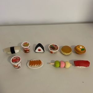 BRAND NEW Japanese Food Erasers